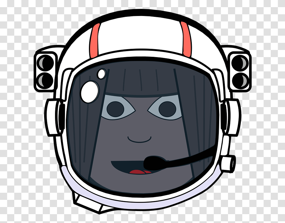 Astronaut Comic Characters Helmet Free Vector Graphic On Astronaut Helmet Background, Clothing, Apparel, Goggles, Accessories Transparent Png