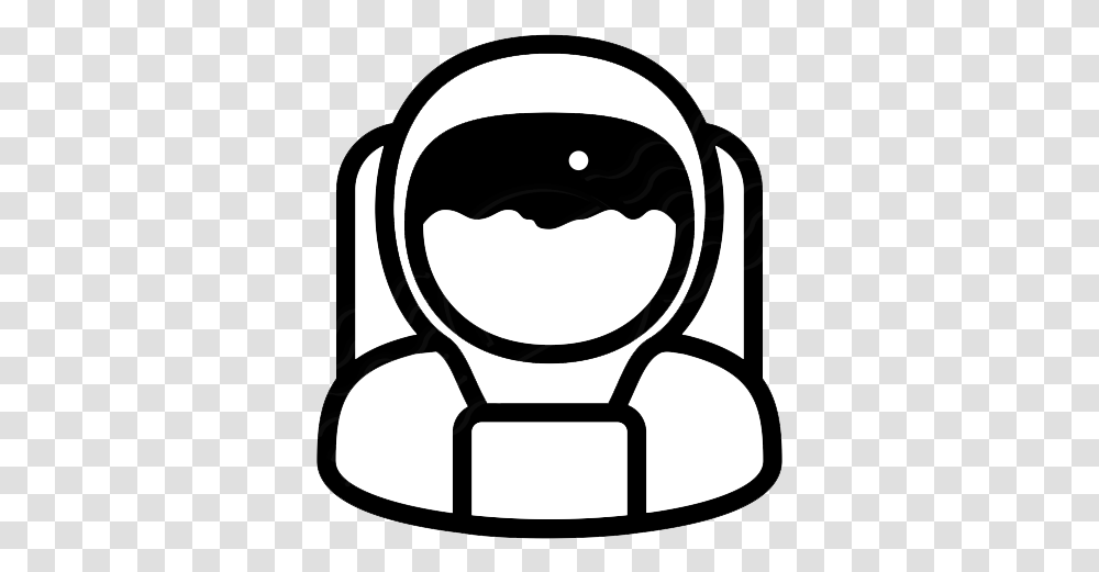 Astronaut Computer Icons Space Suit Outer Clip Art Astronaut Icon, Stencil, Label, Text, Symbol Transparent Png