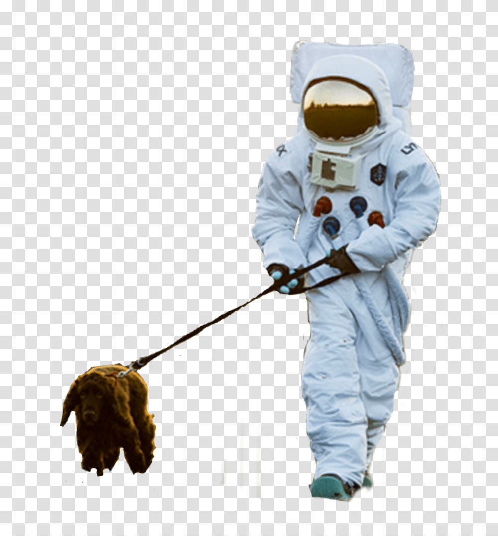 Astronaut Dog Walk Walking Astronaut Walking, Person Transparent Png