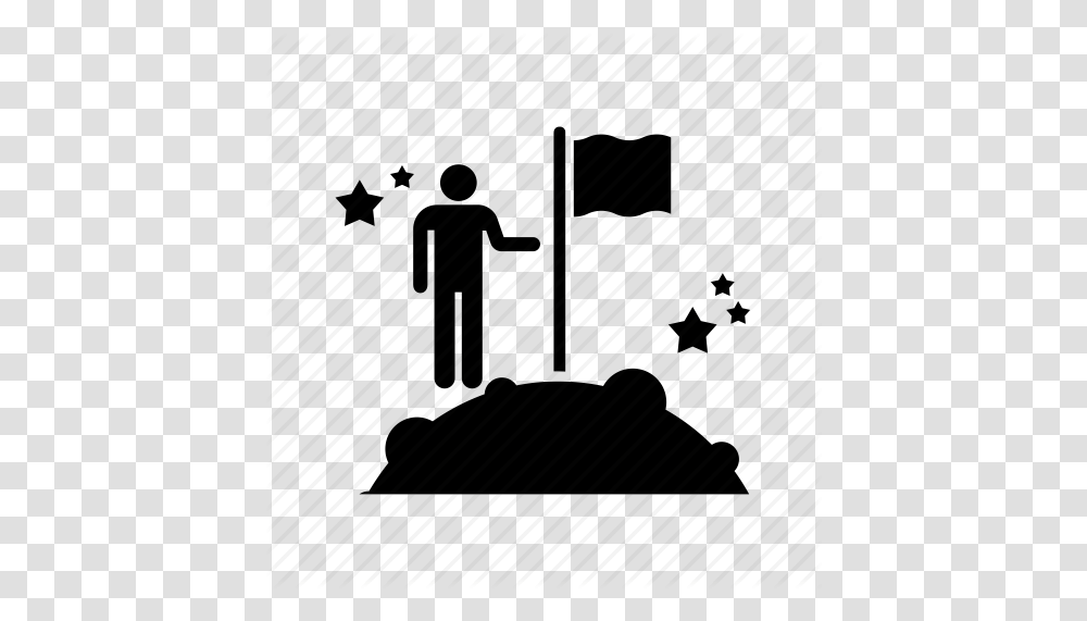 Astronaut Flag Man Moon Space Spaceman Icon, Piano, Leisure Activities, Musical Instrument Transparent Png