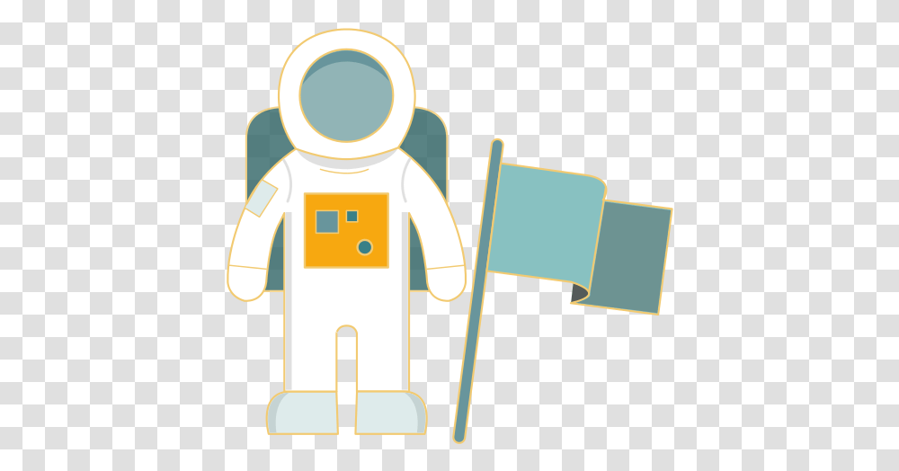 Astronaut Flag Space Univers Galaxia Spaceman Astronaut Transparent Png