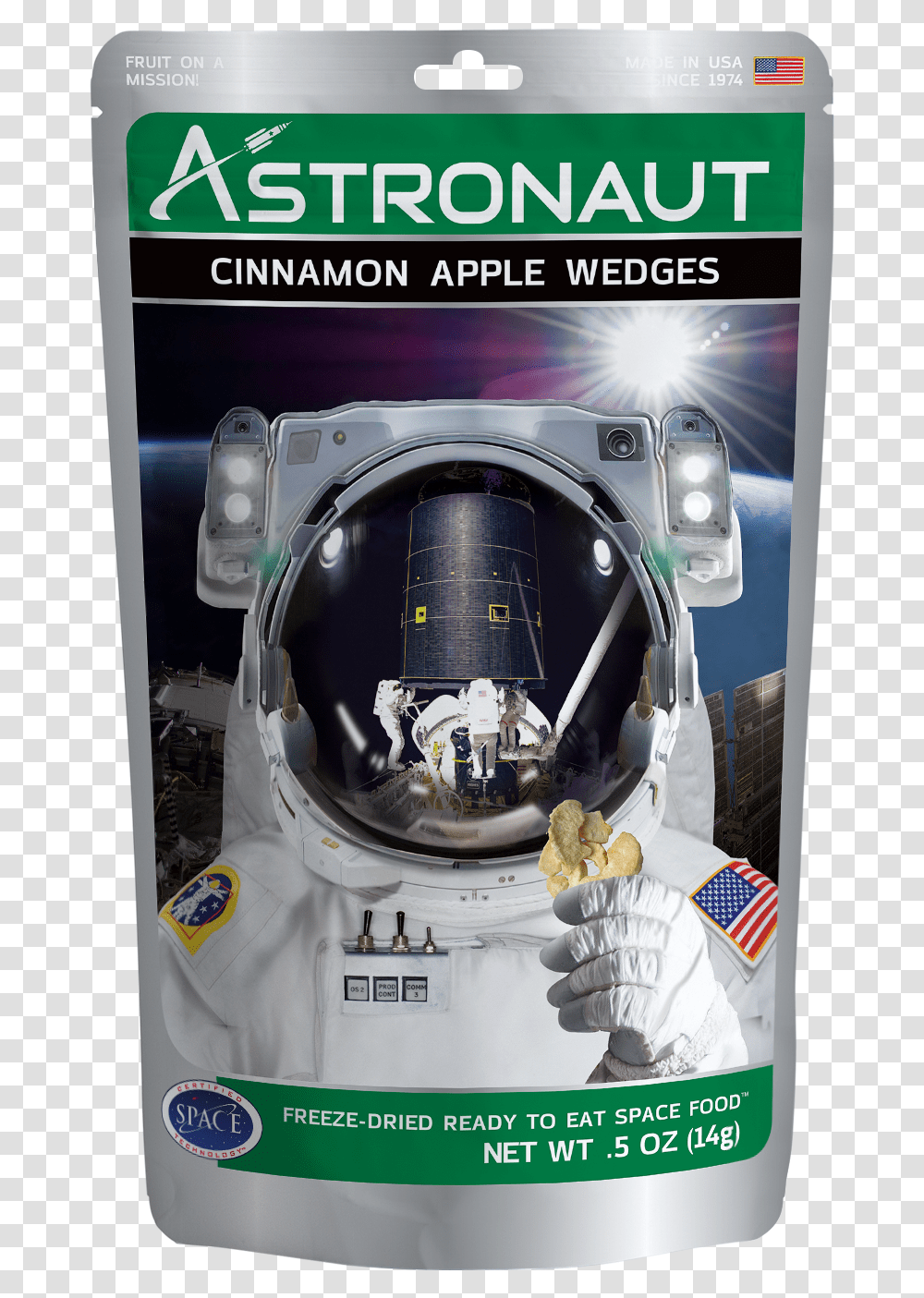 Astronaut Freeze Dried Fruit Cinnamon Apples Freeze Dried Ice Cream, Helmet Transparent Png