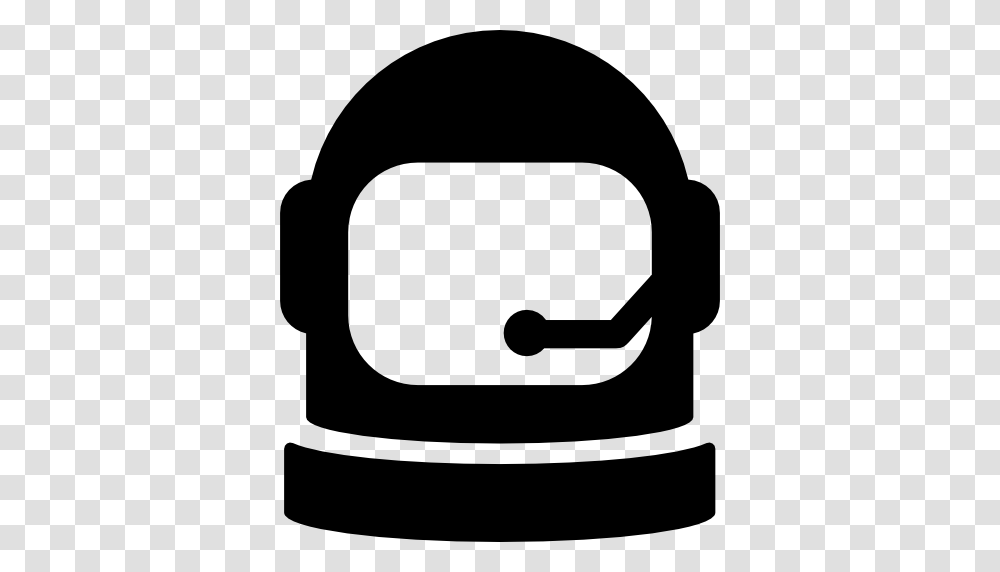 Astronaut Helmet, Stencil, Electronics, Silhouette, Label Transparent Png