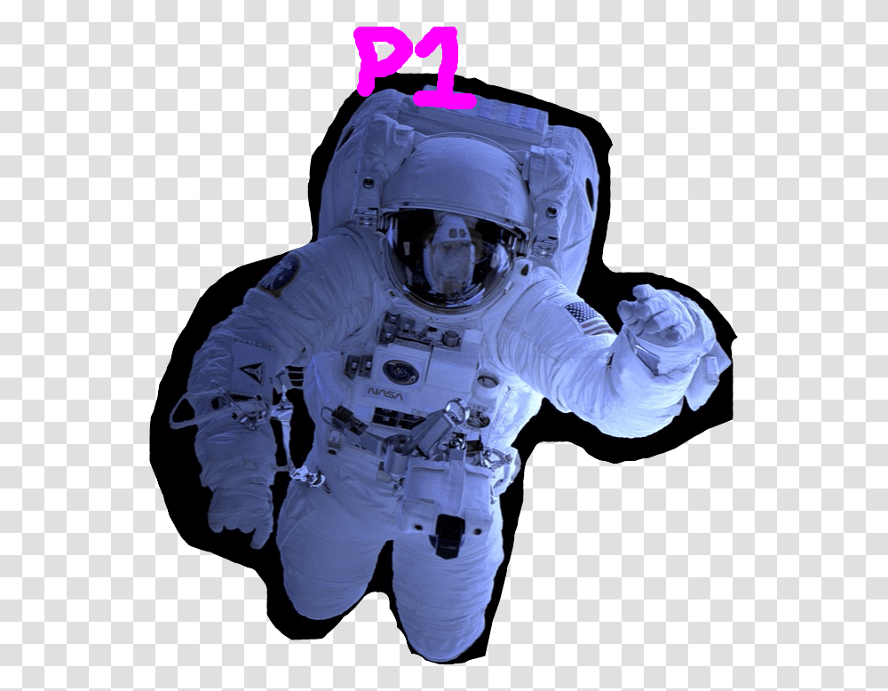 Astronaut In Space, Helmet, Apparel, Person Transparent Png