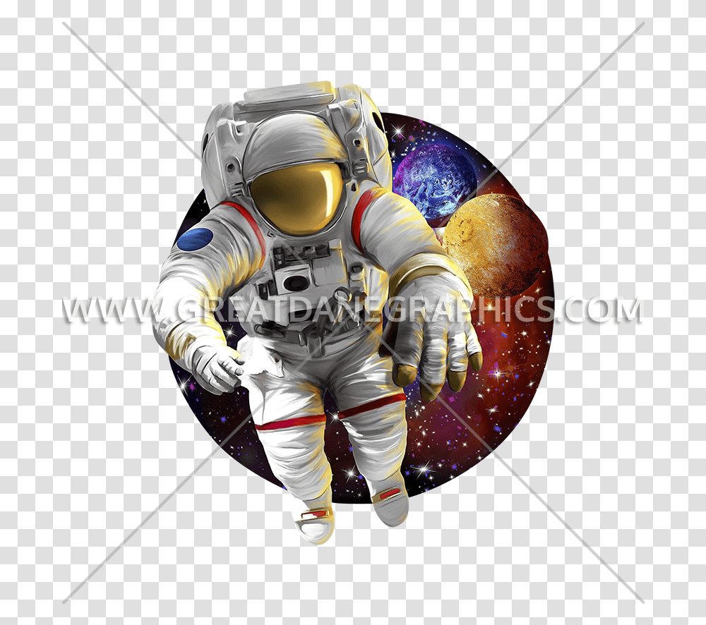 Astronaut In Space Production Ready Artwork For T Shirt Sokol Space Suit, Person, Human, Helmet, Clothing Transparent Png