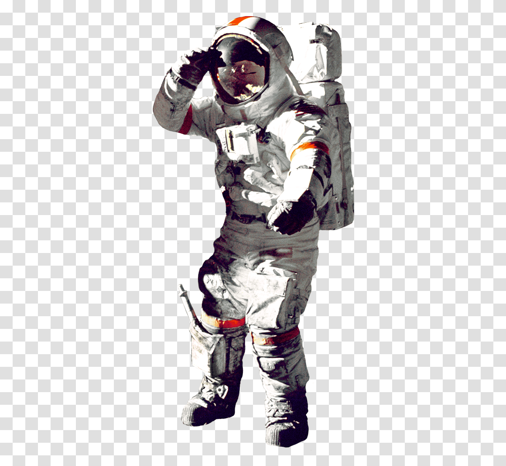 Astronaut On The Moon Clipart Astronaut Realistic Clipart, Helmet, Apparel, Person Transparent Png