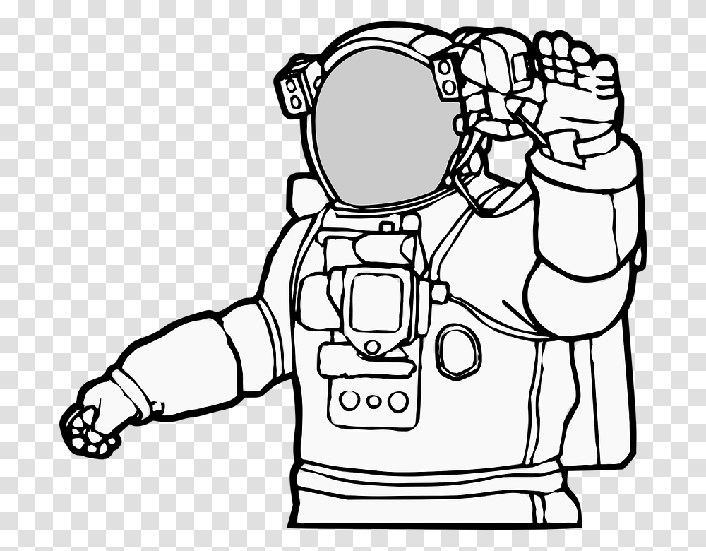 Astronaut, Person, Hand Transparent Png