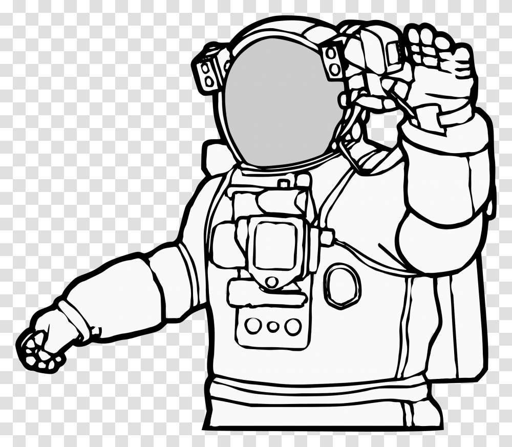 Astronaut, Person, Hand Transparent Png