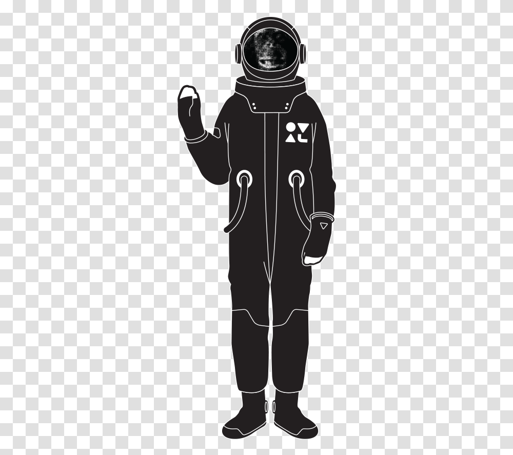 Astronaut Silhouette Astronauts Silhouette, Person, Robe, Fashion Transparent Png