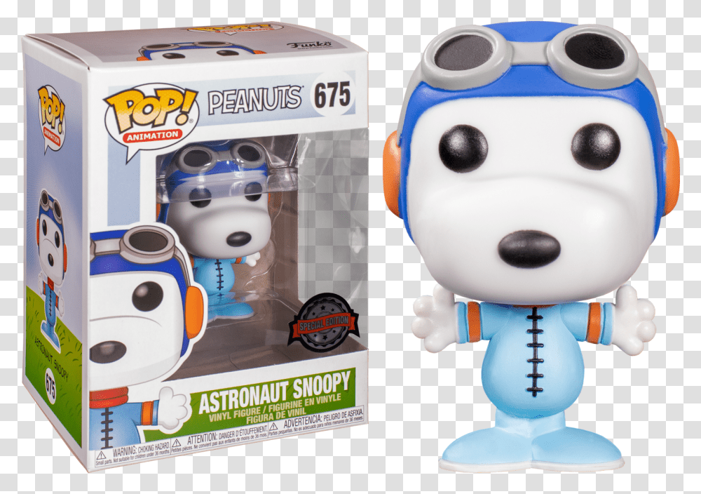 Astronaut Snoopy In Blue Suit Funko Pop Vinyl Figure Astronaut Snoopy Funko Pop, Toy, Robot Transparent Png