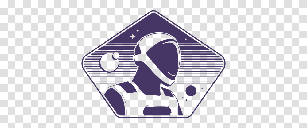Astronaut Space Badge & Svg Vector File Dot, Art, Drawing, Triangle, Graphics Transparent Png