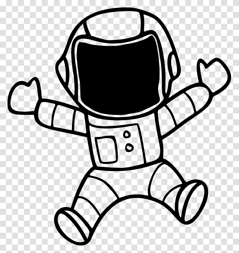 Astronaut Space Suit Outer Space Line Art Spaceman Space Suit Clip Art Transparent Png