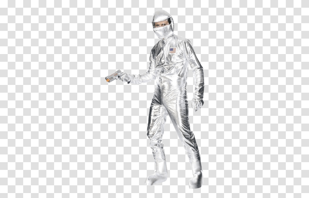 Astronaut Suit Costume Spaceman Adult Costumes Spaceman Outfit, Person, Human, Helmet, Clothing Transparent Png