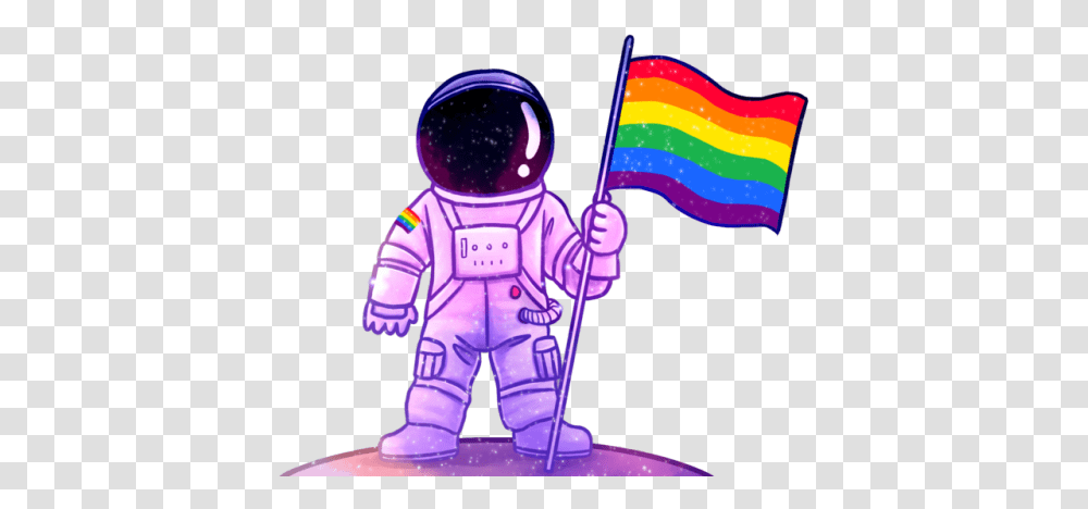 Astronaut Tumblr Image Bi Pride Drawings, Person, Human, Toy, Symbol Transparent Png