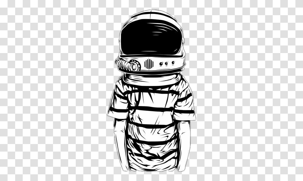 Astronauta Line Art Astronot, Helmet, Apparel, Photography Transparent Png