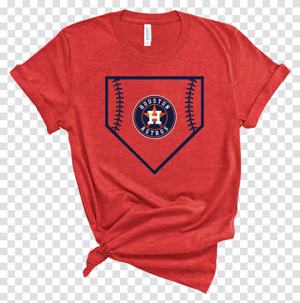 Astros Home Plate Houston Astros, Apparel, T-Shirt, Sleeve Transparent Png
