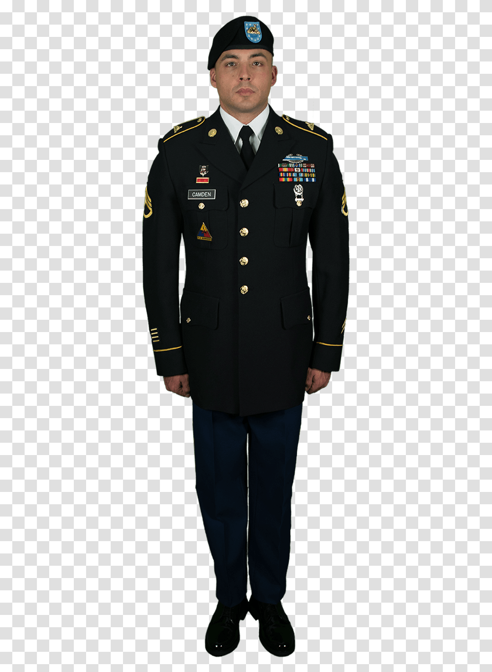Asu Front Shot Male Uniforme Militar Estados Unidos, Military, Military Uniform, Officer, Person Transparent Png