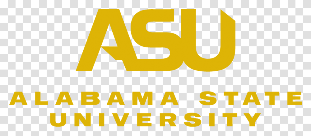 Asu Logo Alabama State University Logo, Alphabet, Word Transparent Png