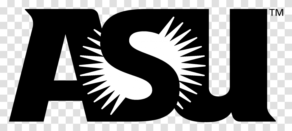 Asu Logo Black, Trademark, Animal Transparent Png