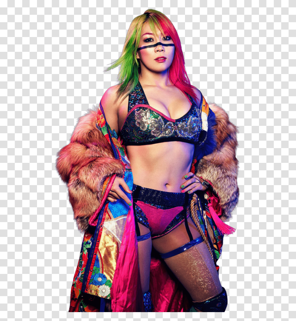 Asuka Wwe Sexy, Costume, Person, Skin Transparent Png. 