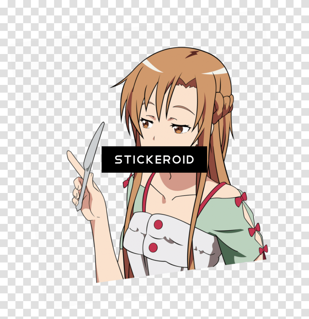 Asuna Clipart, Manga, Comics, Book, Person Transparent Png