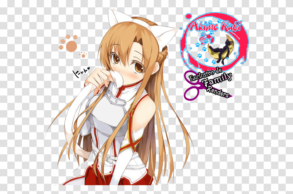 Asuna Neko, Comics, Book, Manga, Person Transparent Png