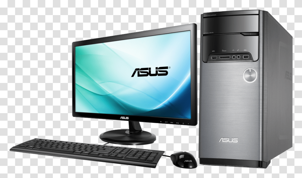 Asus Desktop Computer, Pc, Electronics, Monitor, Screen Transparent Png
