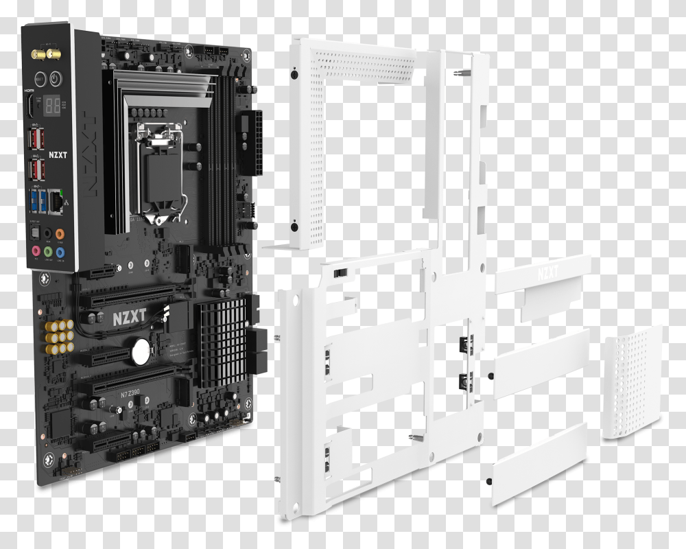 Asus Nzxt And More Launch Z390 Horizontal, Electronics, Hardware, Computer, Machine Transparent Png