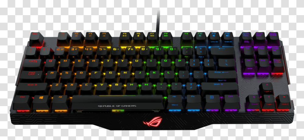 Asus Rog Claymore Rgb Mechanical Gaming Keyboard, Computer Keyboard, Computer Hardware, Electronics Transparent Png