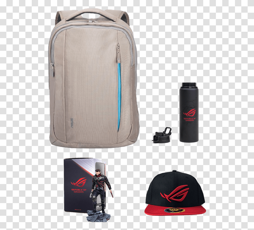 Asus Rog Strix Gl503ge Es73 Hero Edition, Person, Human, Bag, Backpack Transparent Png