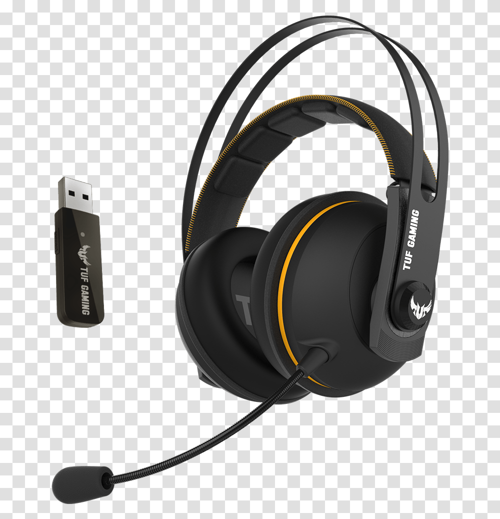 Asus Tuf H7 Wireless Gaming Headset, Electronics, Headphones Transparent Png