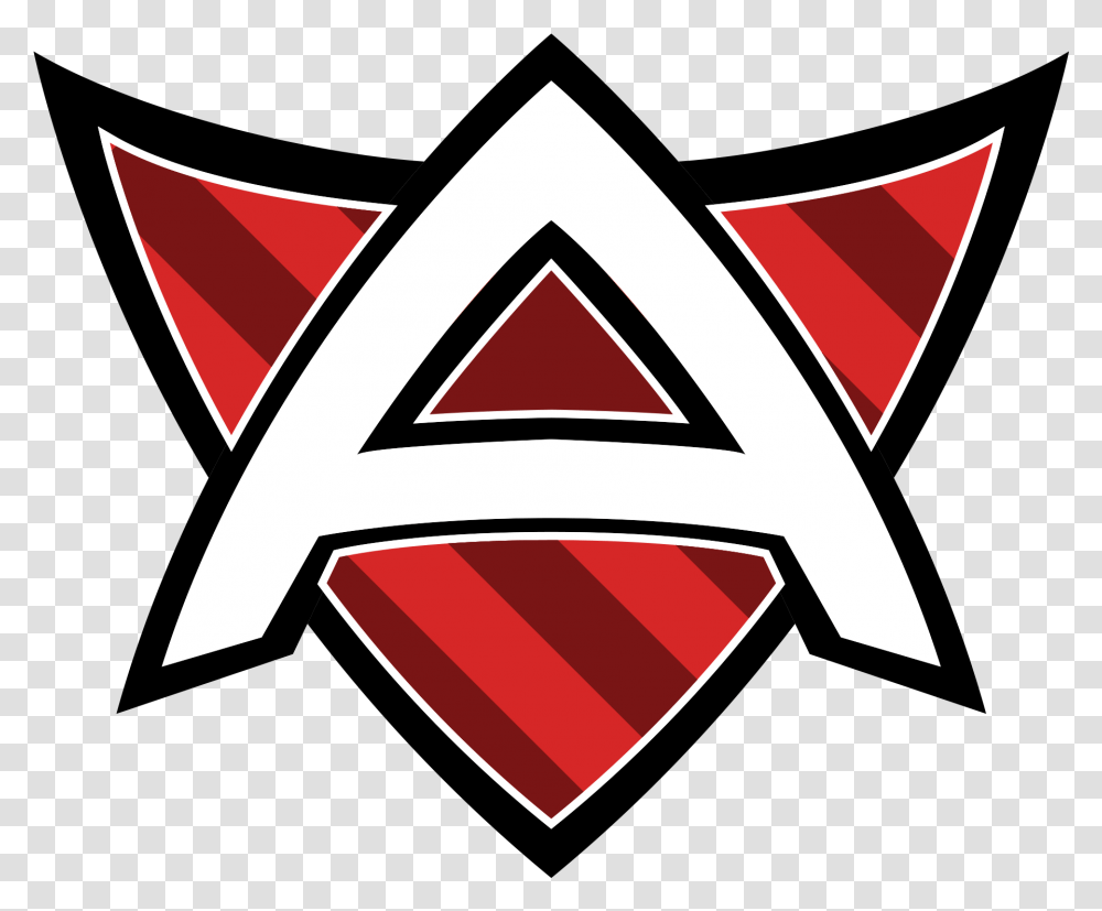 Asylum Esports Logo Case Study Split An Atom Gamer, Symbol, Trademark, Emblem, Triangle Transparent Png