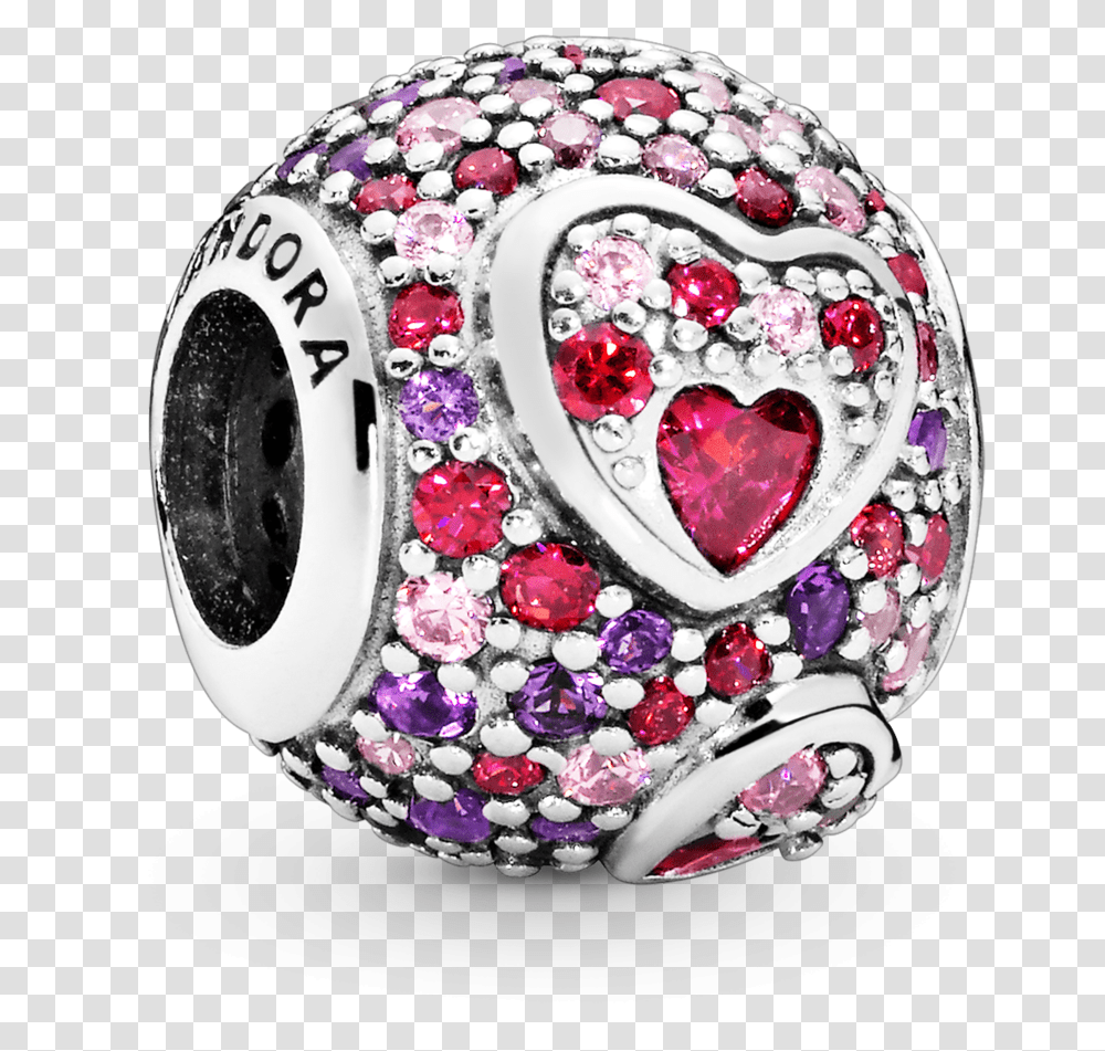 Asymmetrical Hearts Pav Charm Pandora Hk Asymmetric Hearts Of Love Pandora, Accessories, Accessory, Jewelry, Diamond Transparent Png