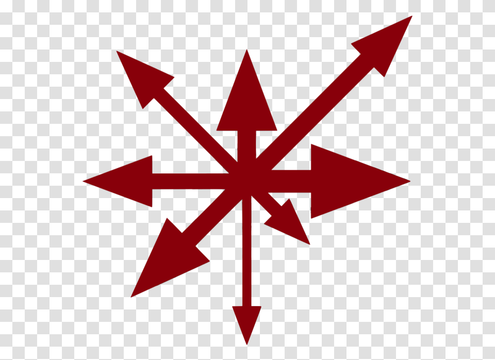 Asymmetrical Symbol Of Chaos Chaos Symbol Greek Mythology, Cross, Star Symbol Transparent Png