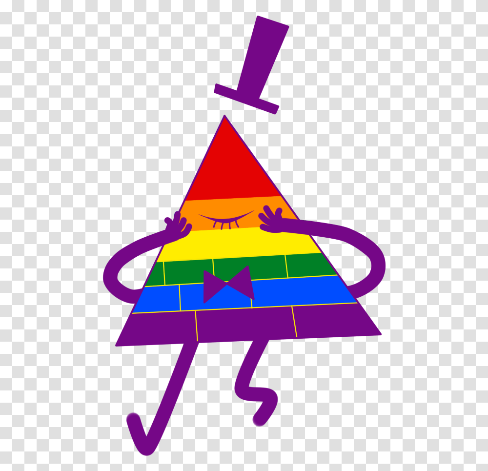 At Bigel And Constructing The Bioqueer Base Spoopydraggon Gay Pride Bill Cipher, Triangle Transparent Png