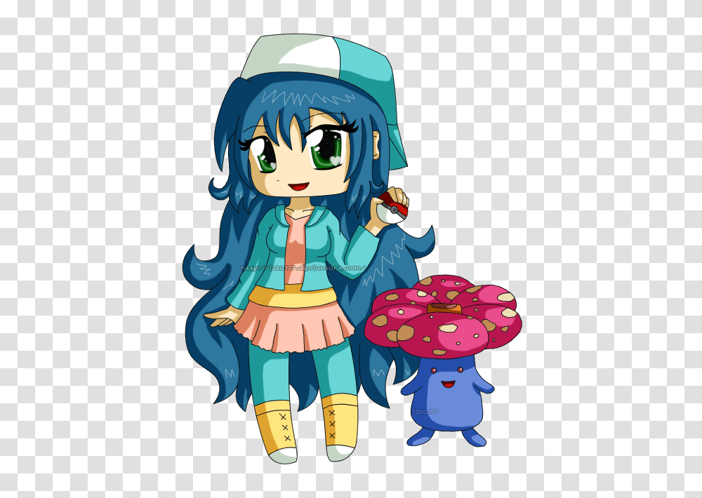 At Chibi Lita And Vileplume, Person, Female, Face, Girl Transparent Png