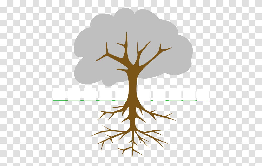At Clker Com Vector Clip Art Trees With Roots, Plant Transparent Png