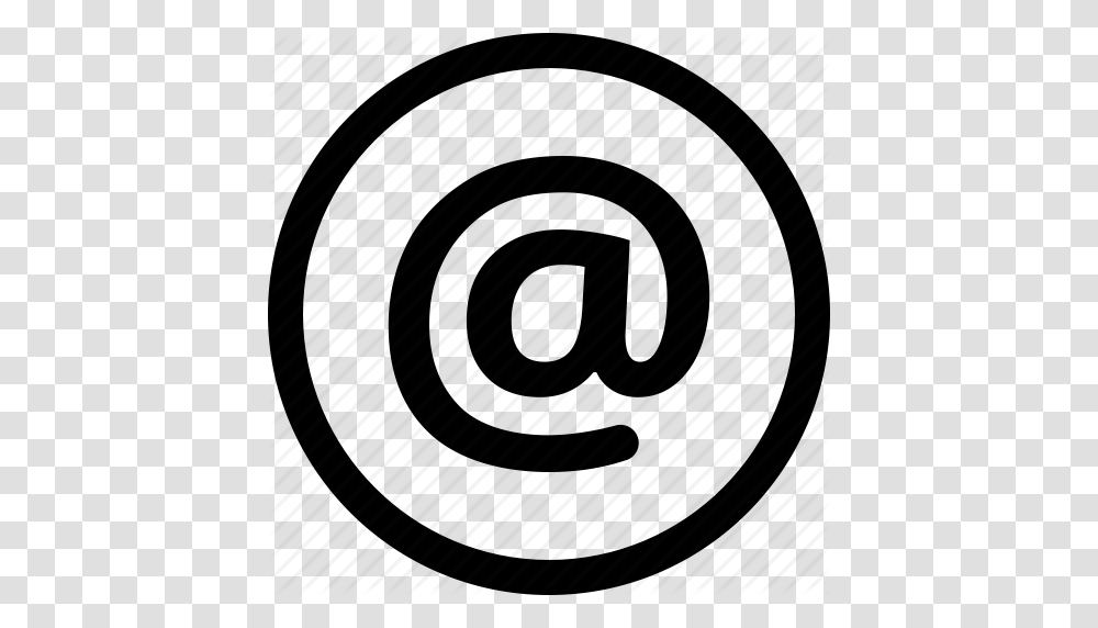 At Electronic Email Mail Sign Symbol Icon, Electronics, Piano, Leisure Activities, Musical Instrument Transparent Png