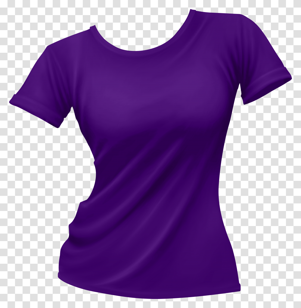 At Getdrawings Com Free Purple T Shirt Clipart, Apparel, T-Shirt, Sleeve Transparent Png