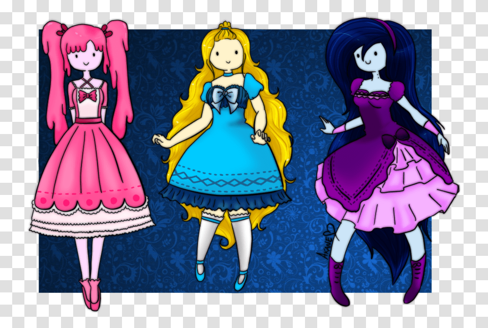 At Girls Lolita Adventure Time Lolita, Doll, Toy, Dress Transparent Png