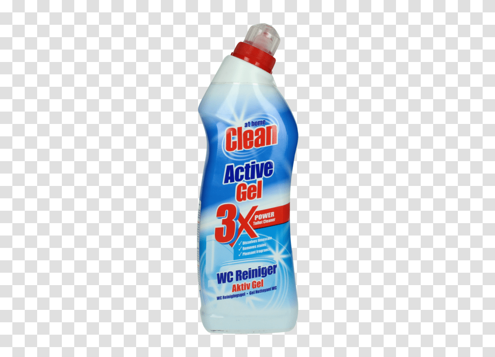 At Home Toilet Bleach Wc Cleaner Toilet Bleach Active Gel, Bottle, Cosmetics, Ketchup, Food Transparent Png