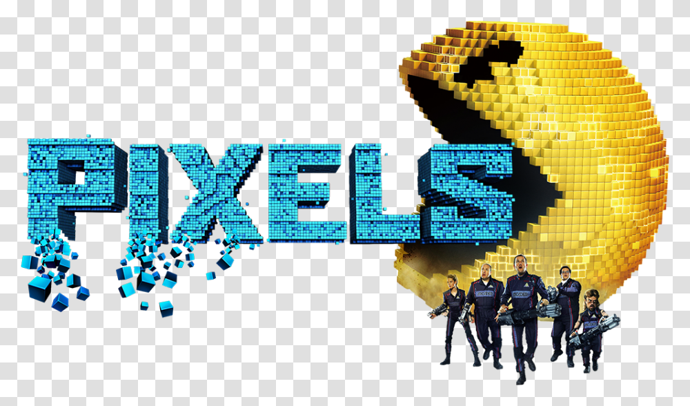 At Isolated Moments A Tolerably Amusing Send Up Of Pixels Movie Logo, Person, Human, Photographer, Brick Transparent Png