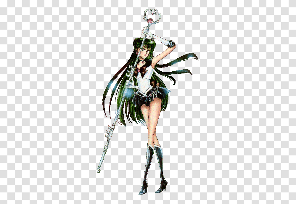 At The Gates Sailor Pluto Time Staff, Dance Pose, Leisure Activities, Person, Costume Transparent Png