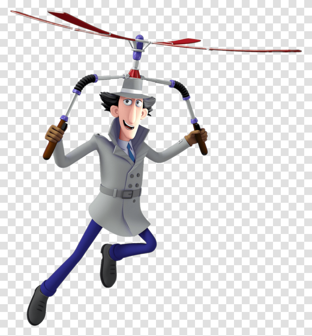 At The Movies Go Go Gadget Helicopter Hat, Bow, Person, People, Leisure Activities Transparent Png
