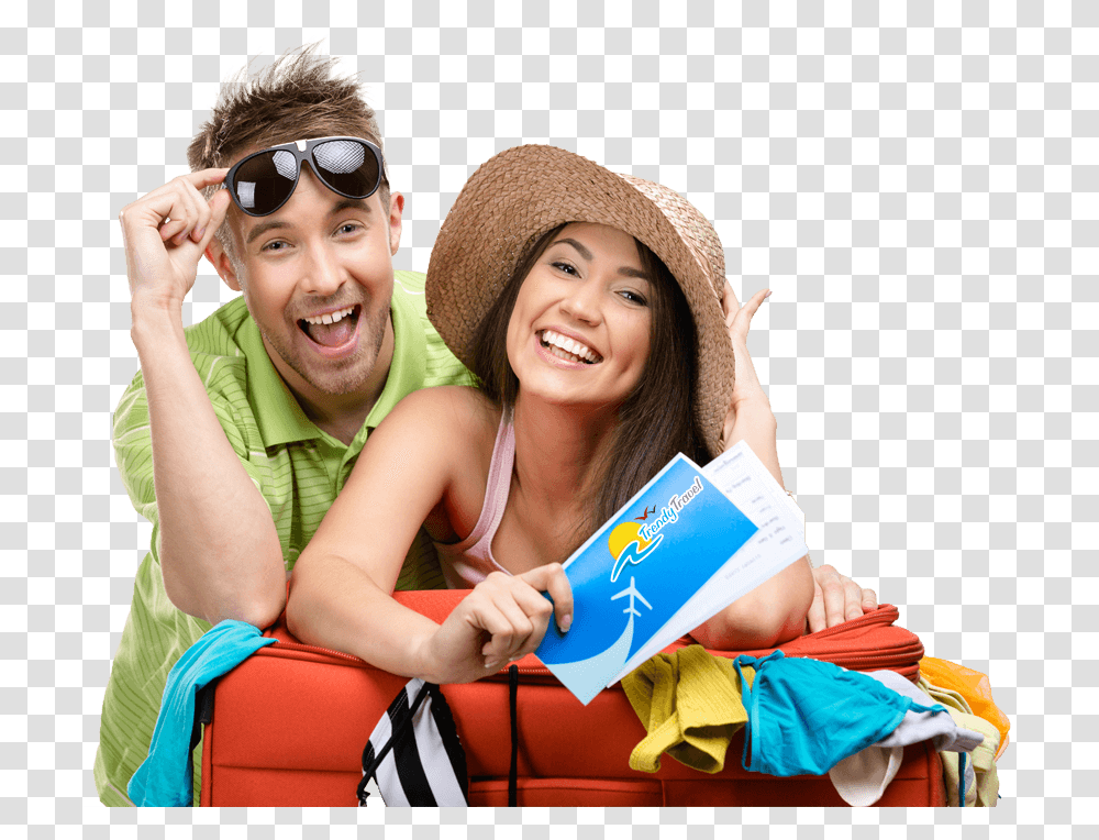 Ata Travel Services Travel People, Sunglasses, Clothing, Person, Hat Transparent Png