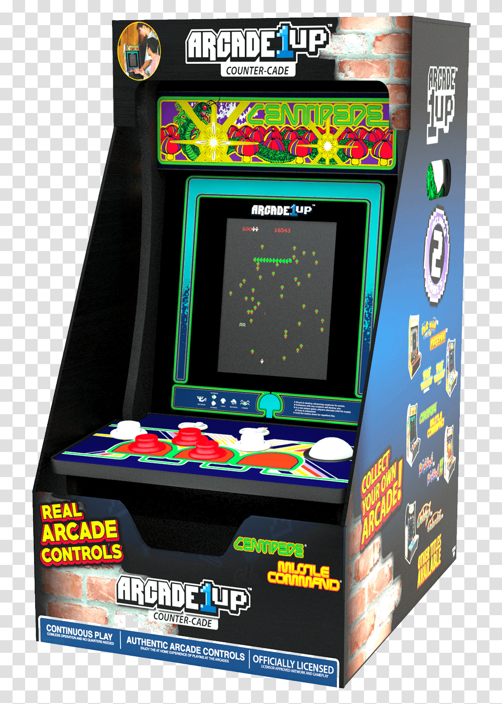 Atari Centipede Counter CadeClass Lazyload Lazyload Arcade1up Space Invaders, Arcade Game Machine, Pac Man Transparent Png
