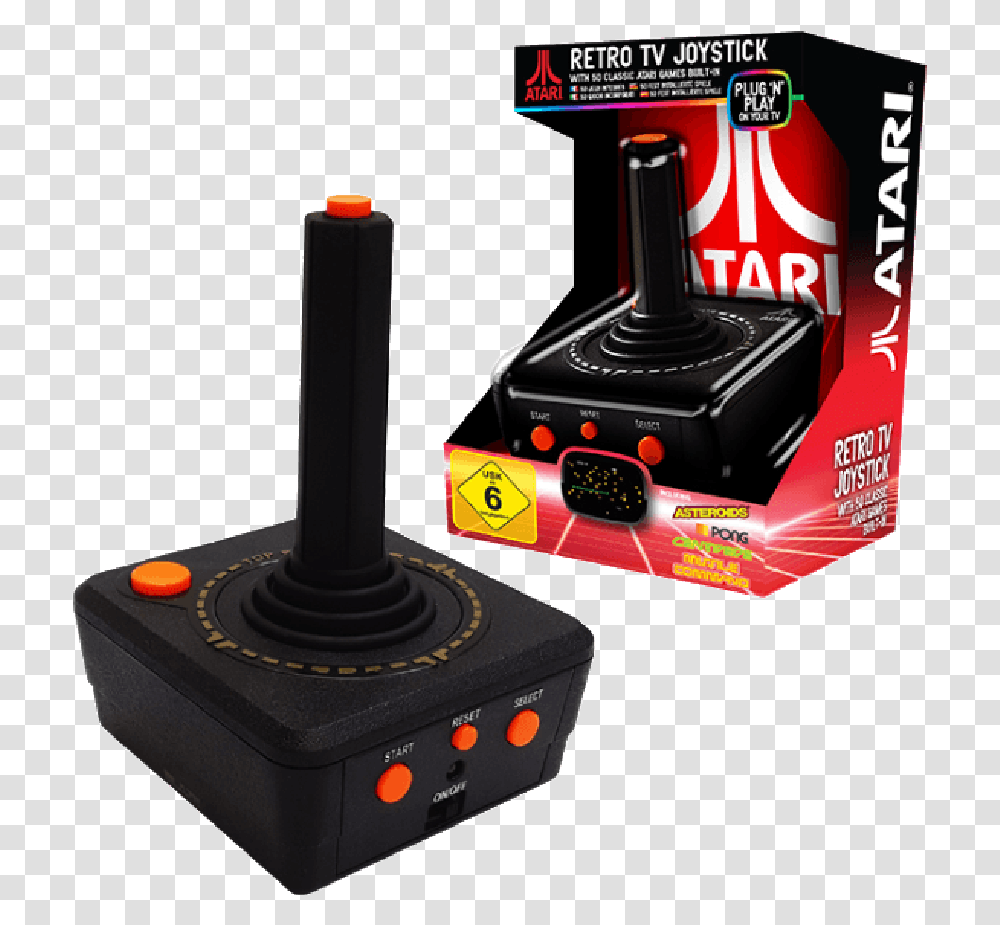 Atari Controller Atari Retro Tv Joystick, Electronics Transparent Png