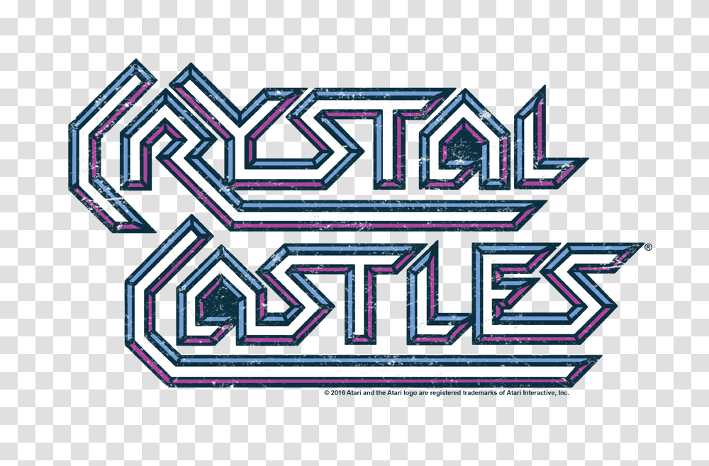 Atari Crystal Castles Logo Mens Crewneck Sweatshirt Sons Of Gotham, Label, Sticker Transparent Png