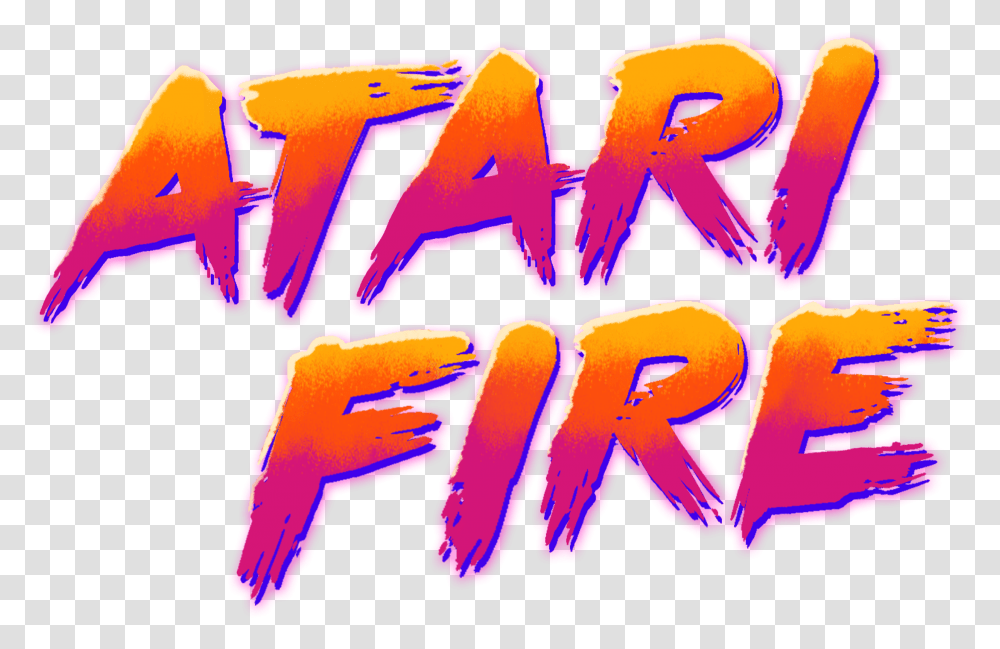 Atari Fire Art, Text, Graphics, Light, Hand Transparent Png