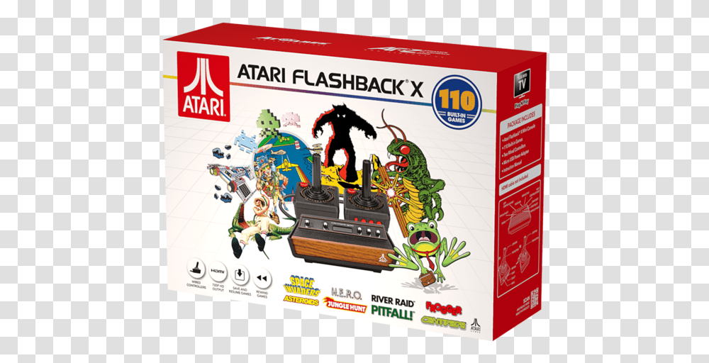 Atari Flashback X Atgames Atari Flashback X, Label, Text, Person, Advertisement Transparent Png